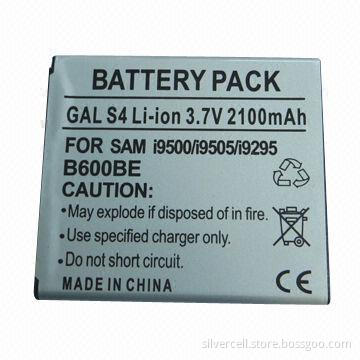 Battery for Samsung Galaxy S4 with 2,100mAh Capacity